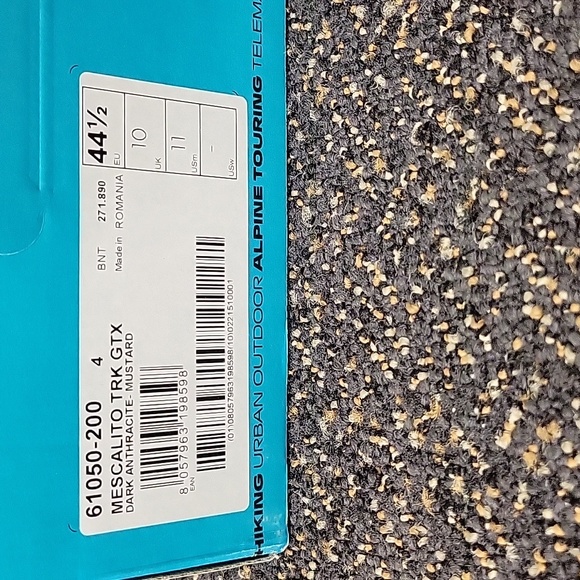 SCARPA Mountain Climbing Shoes, US Men's size 11, - Picture 4 of 6